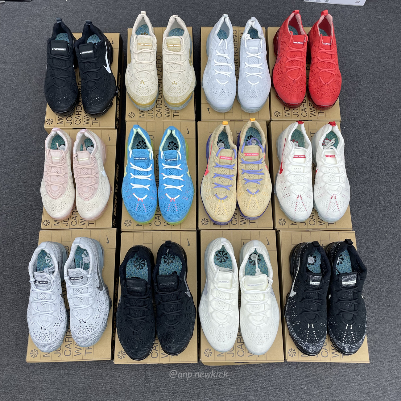 Nike Air Vapormax 2023 Fk Black Sail Anthracite (5) - www.newkick.vip